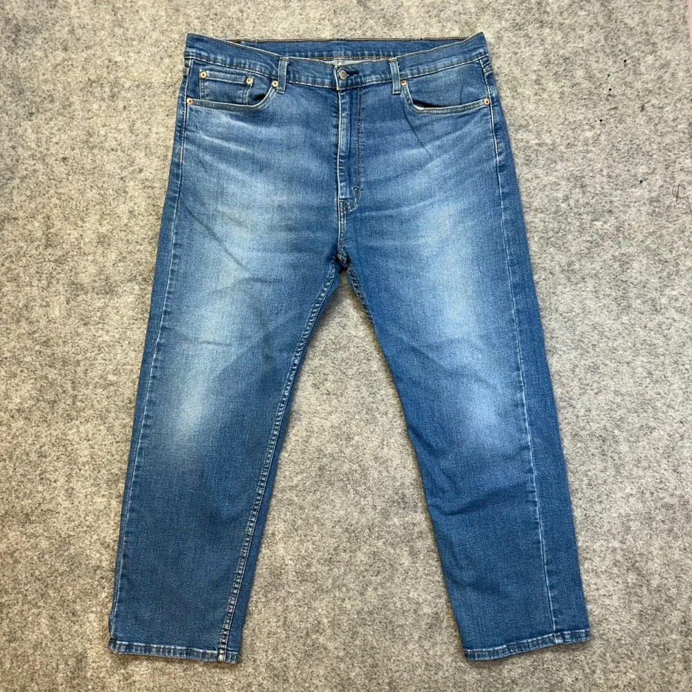 Lot of 3 Levi's 505 Straight Jeans Men's 40x30 Blue Black Work Pant Bundle